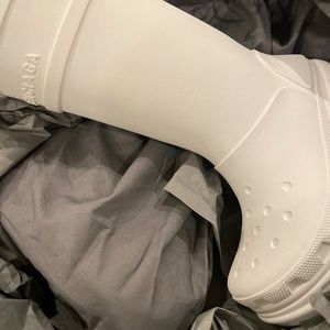 Balenciaga croc boots